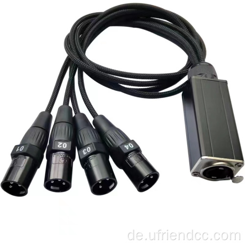 XLR männlich/weiblich zu RJ45 Network Audio Schlangenkabel